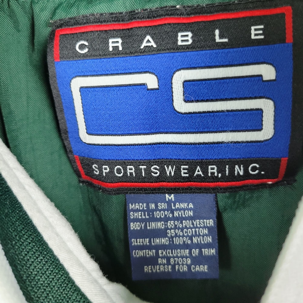 Michigan State Vintage Windbreaker Pullover Jacket Like New Sz Medium - Picture 6 of 10